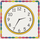 Third Grade Math I Can Statement Displaying a Clock