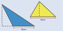 4th Grade Math I Can Statement Displaying Area of Rectangles, Squares and Triangles