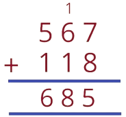 2nd Grade Math I Can Statement Displaying Addison of 3-digit Numbers