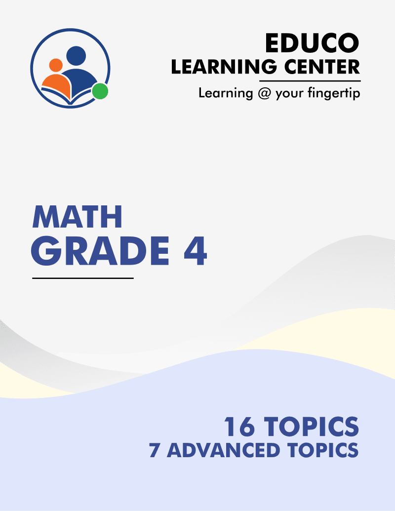 Educo Learning Center's Online Math Course for Grade 4